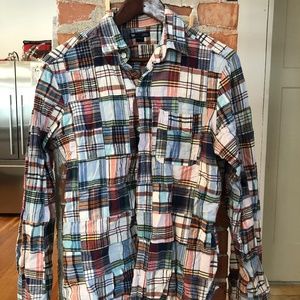 Gap Patchwork Madras Shirt